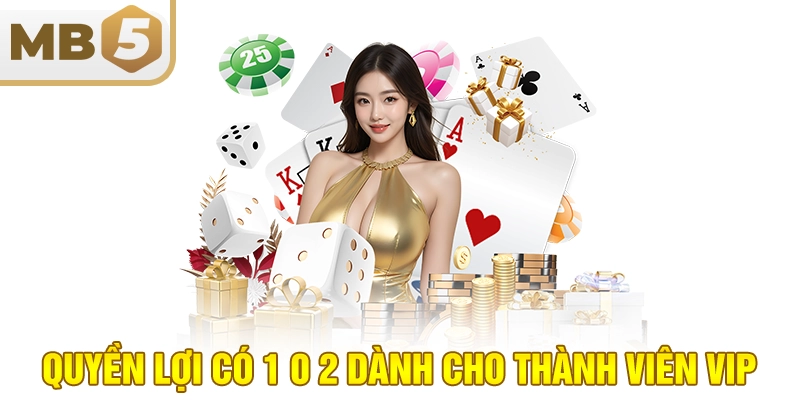 Quyền lợi có 1 0 2 dành cho thành viên VIP